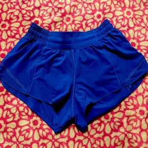Lulu symphony blue hotty hot shorts size 4